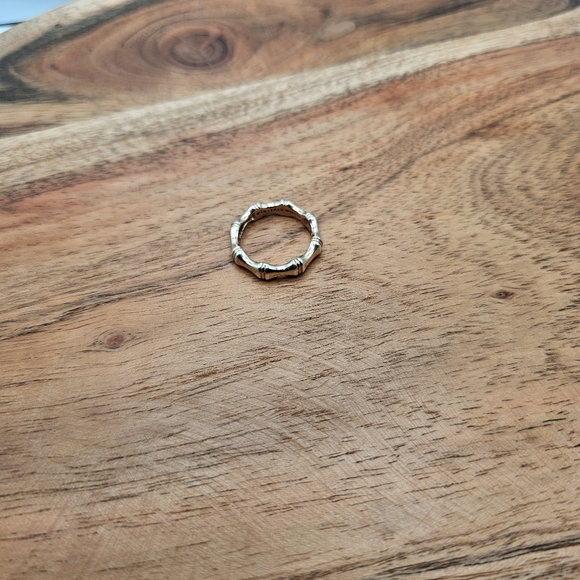 Vintage Milor 925 Sterling Italian Bamboo Ring - Picture 3 of 4